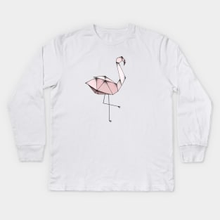 Flamingo Kids Long Sleeve T-Shirt